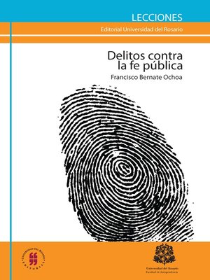 cover image of Los delitos contra la fe pública